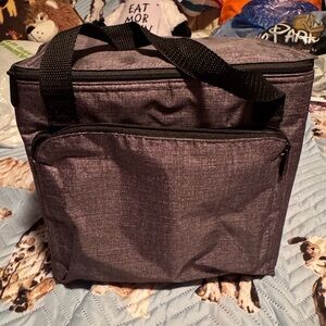 Thirty-One grey lunch tote